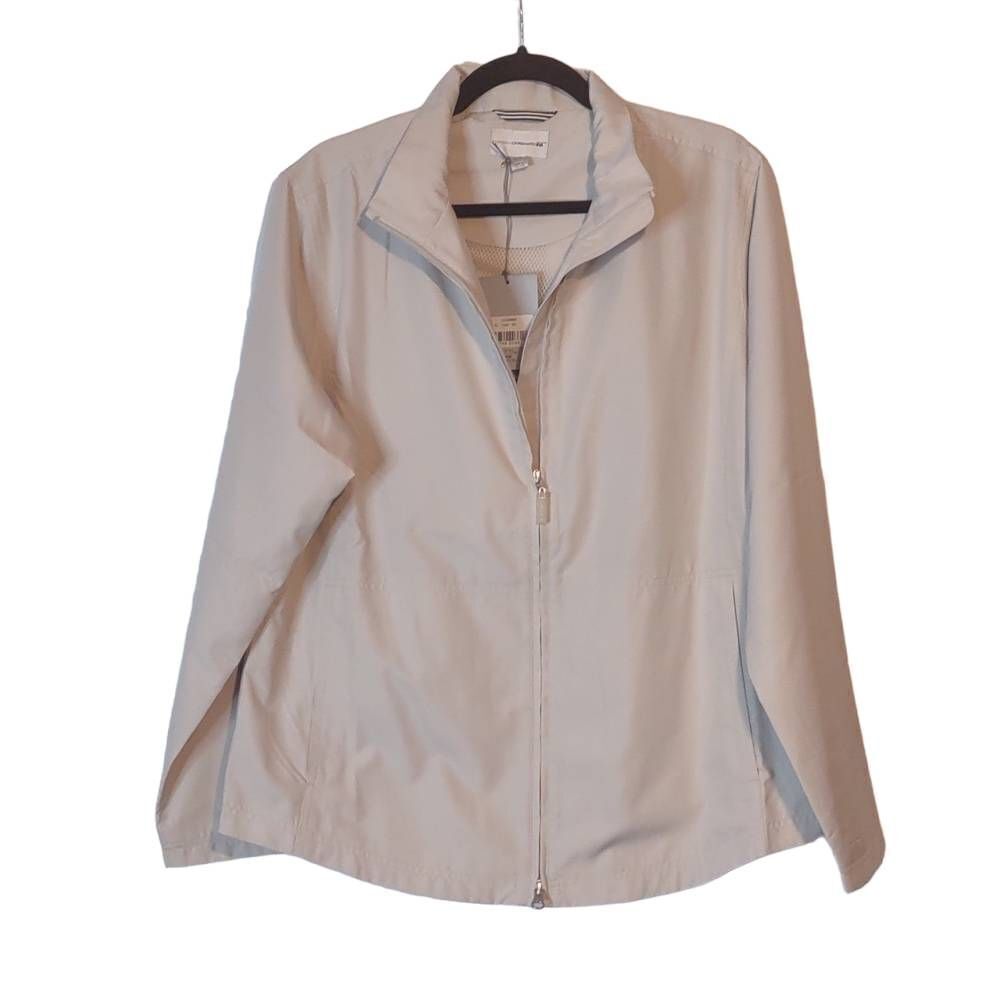 Cutter and Buck Weather Tech XL Ladies Jacket NWT Sand Color